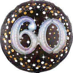 Westcoast Balloon 32155 Sparkling Birthday 60