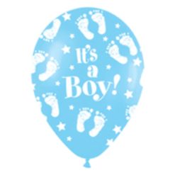 Westcoast Balloon 53383 It'S A Boy Footprint 11 Round