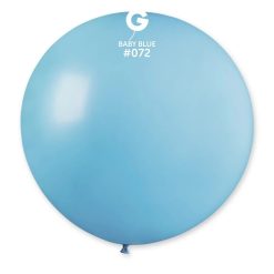 Westcoast Balloon 329919 Gemar Macaron Baby Blue 31 Round (1Ct)