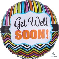 Westcoast Balloon 30780 GW Stripe & Chevron, Bulk
