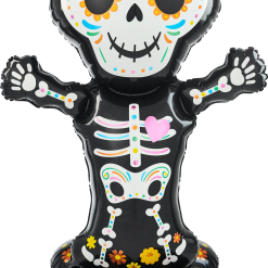Westcoast Balloon 43179 Day Of The Dead Standing Skeleton