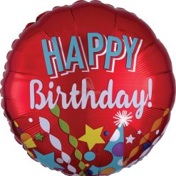 Westcoast Balloon 35143 Festive Happy Birthday
