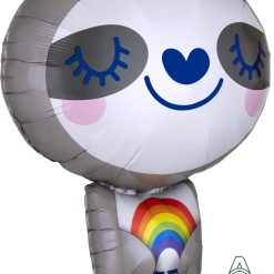Alternative view of Westcoast Balloon 41215 Sloth With Rainbow
