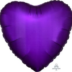 Westcoast Balloon 36818 Satin Luxe Purple Royal Heart