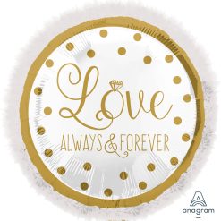 Westcoast Balloon 36550 Sparkling Gold Wedding