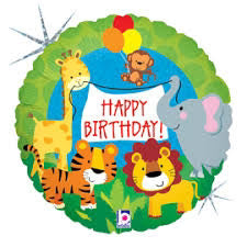 Westcoast Balloon 32569 Jungle Animals Birthday