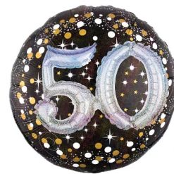 Westcoast Balloon 32153 Sparkling Birthday 50