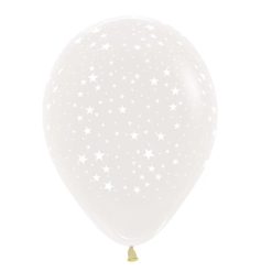 Westcoast Balloon 53314 Crystal Clear Stars 11 Round
