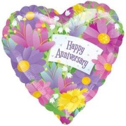 Westcoast Balloon 13575 Happy Anniversary Bouquet