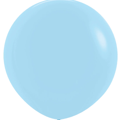Westcoast Balloon 155289 Pastel Matte Blue 24 Round (10Ct)