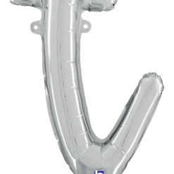 Westcoast Balloon 34720SP Script Letter T Silver
