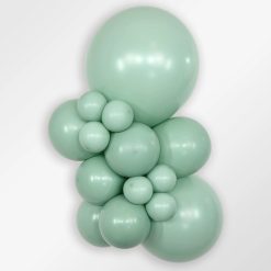 Alternative view of Westcoast Balloon 415406 Pastel Dusk Green Tea 11 Round (50Ct)