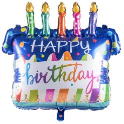 Westcoast Balloon 93513 Blue Birthday Cake
