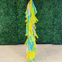 Westcoast Balloon 4Ft Fun Yellow Tissue Tassel