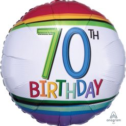 Westcoast Balloon 34438 Rainbow Birthday 70