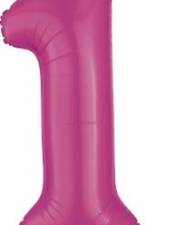 Westcoast Balloon 28275 Number 1 Pink