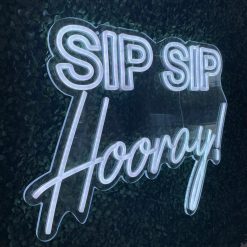 Alternative view of Westcoast Balloon Sip Sip Hooray Neon Sign Rental