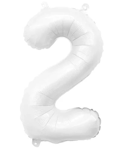 Westcoast Balloon 55479 Ellie'S White Number 2