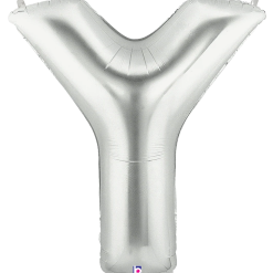 Westcoast Balloon 15926SP Megaloons Letter Y Silver