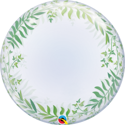 Westcoast Balloon 85832 Elegant Greenery Bubble Balloon