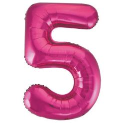 Westcoast Balloon 55735 Number 5 Pink