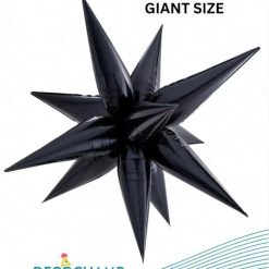 Westcoast Balloon DFSJ020 Exploding Star Giant Black