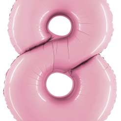 Westcoast Balloon 15848MP Megaloons Number 8 Pastel Pink