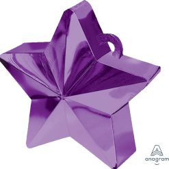 Westcoast Balloon 170 Gram Star Bouquet Weights - Purple