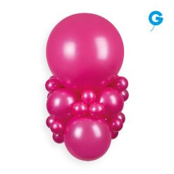 Alternative view of Westcoast Balloon 116403 Gemar Metallic Fuchsia 11-12 Round (50Ct)