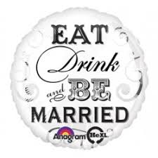 Westcoast Balloon 26749 Eat, Drink & Be Married