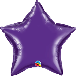 Westcoast Balloon 12770 9 Star - Quartz Purple
