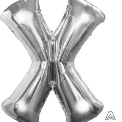 Westcoast Balloon 32995 Letter X Silver