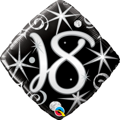 Westcoast Balloon 29993 18 Elegant Sparkles & Swirls