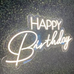 Alternative view of Westcoast Balloon Happy Birthday Neon Sign Rental - Mixed Fonts