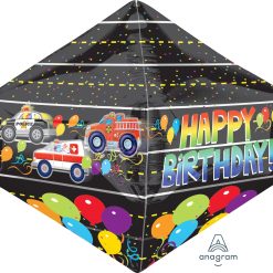 Alternative view of Westcoast Balloon 33310 Happy Birthday Rescue Vehicles