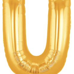 Westcoast Balloon 15922GP Megaloons Letter U Gold