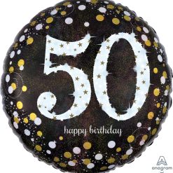 Westcoast Balloon 32131 Sparkling Birthday 50