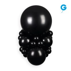 Alternative view of Westcoast Balloon 156553 Gemar Metallic Black 19 Round (25Ct)