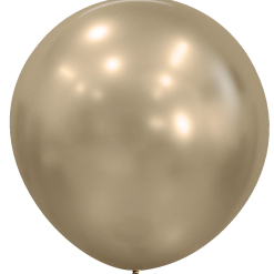 Westcoast Balloon 415109 Silk Gold Dust 24 Round (10Ct)
