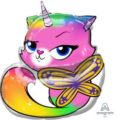 Westcoast Balloon 38541 Rainbow Butterfly Unicorn Kitty
