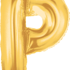 Westcoast Balloon 15916GP Megaloons Letter P Gold