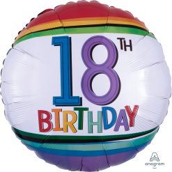 Westcoast Balloon 34432 Rainbow Birthday 18
