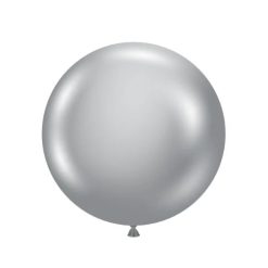 Westcoast Balloon 15072 Tuftex Silvery 5 Round (50Ct)