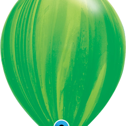 Westcoast Balloon 91539 Green Rainbow SuperAgate 11 Round