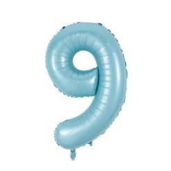 Westcoast Balloon Econo Number 9 Pastel Blue