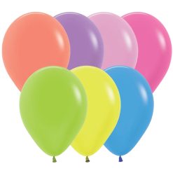Westcoast Balloon 235066 Neon Assortment 11 Round (50Ct)