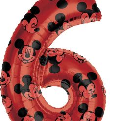 Westcoast Balloon 41704 Mickey Mouse Forever Number 6 (34In)