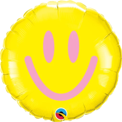 Westcoast Balloon 27317 Yellow & Caribbean Blue Smiles