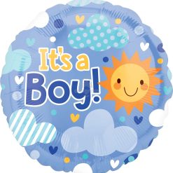 Westcoast Balloon 36654 It'S A Boy Cloudy Sky