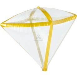 Westcoast Balloon 41081 Gold Trim Diamondz
